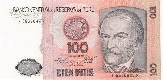 100 Intis 1986